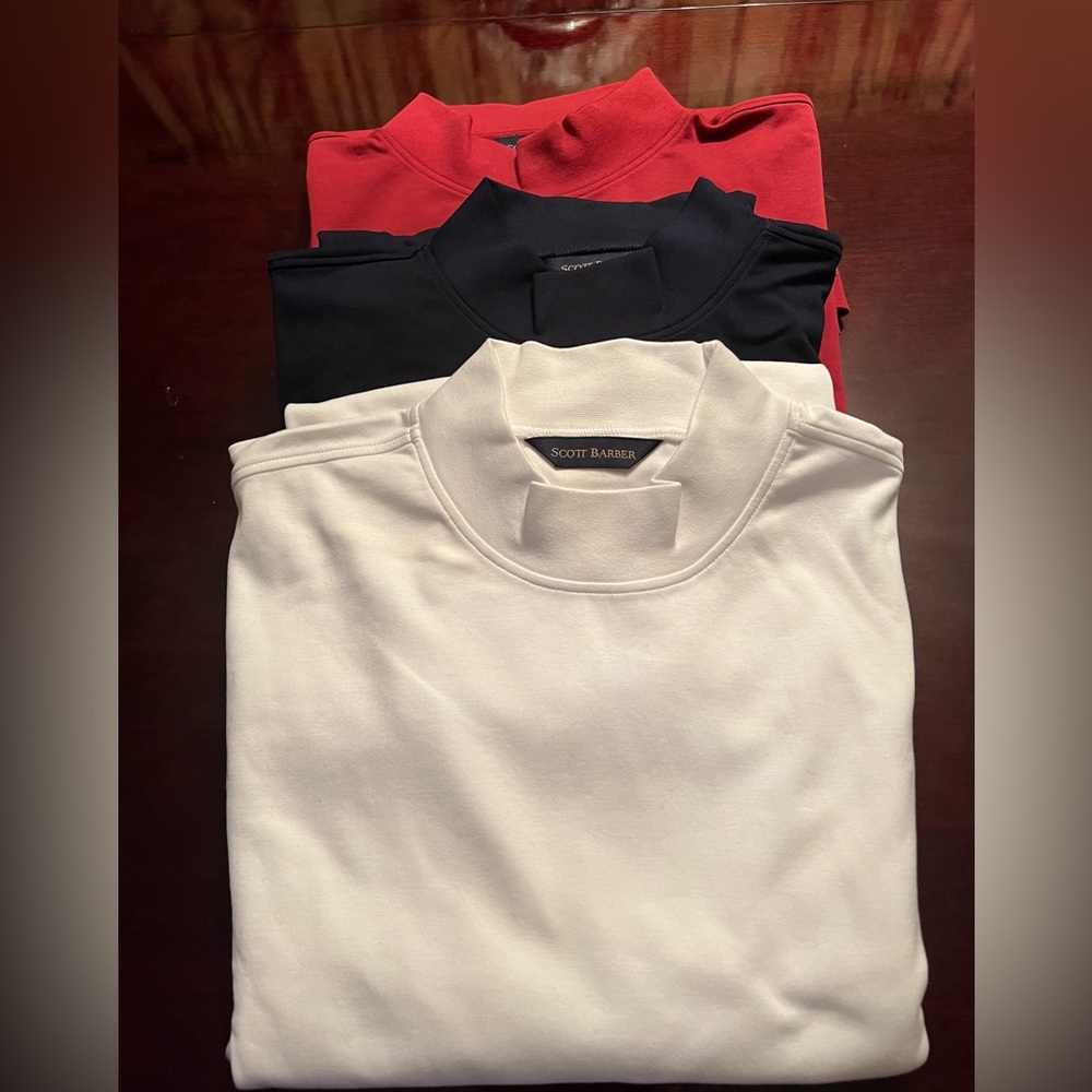 Scott Barber/ XXL/ Mock Turtleneck/ L/S Shirts